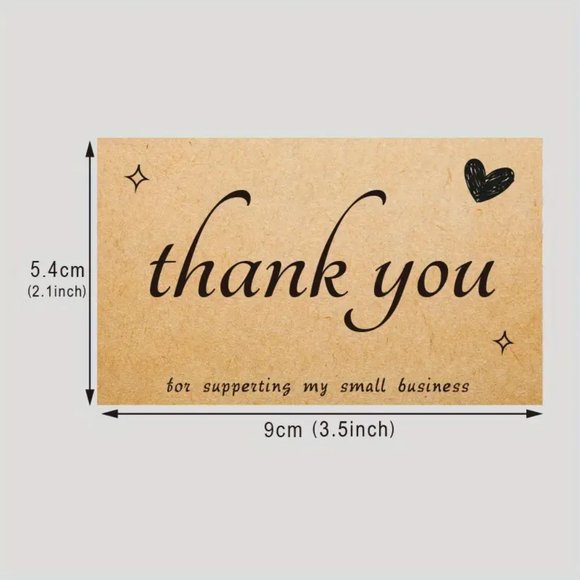 50 Thank You Cards - Picture 2 of 2